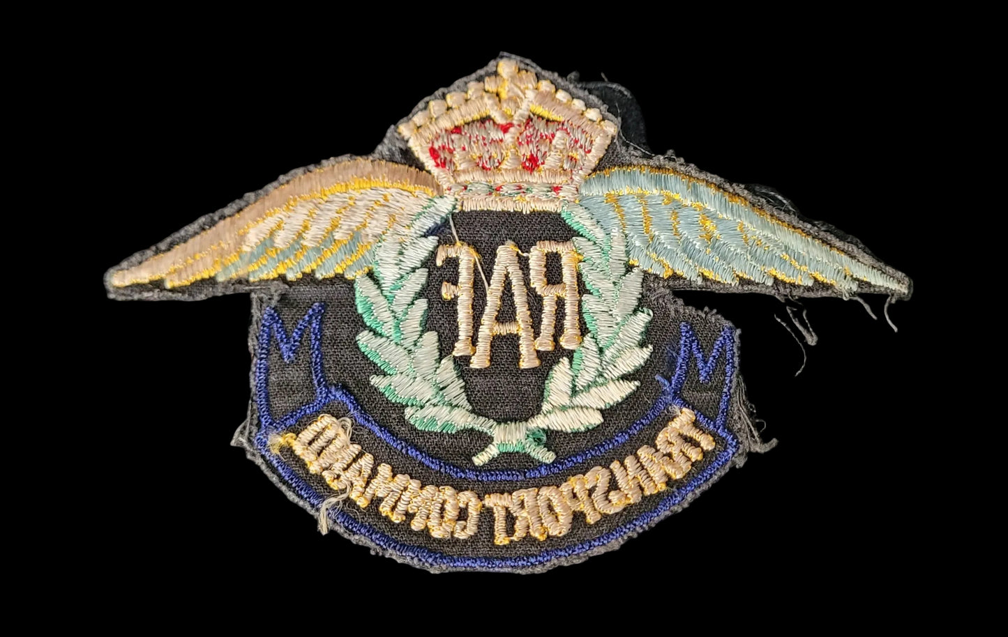 Royal Air Force RAF Transport Command Patch Back