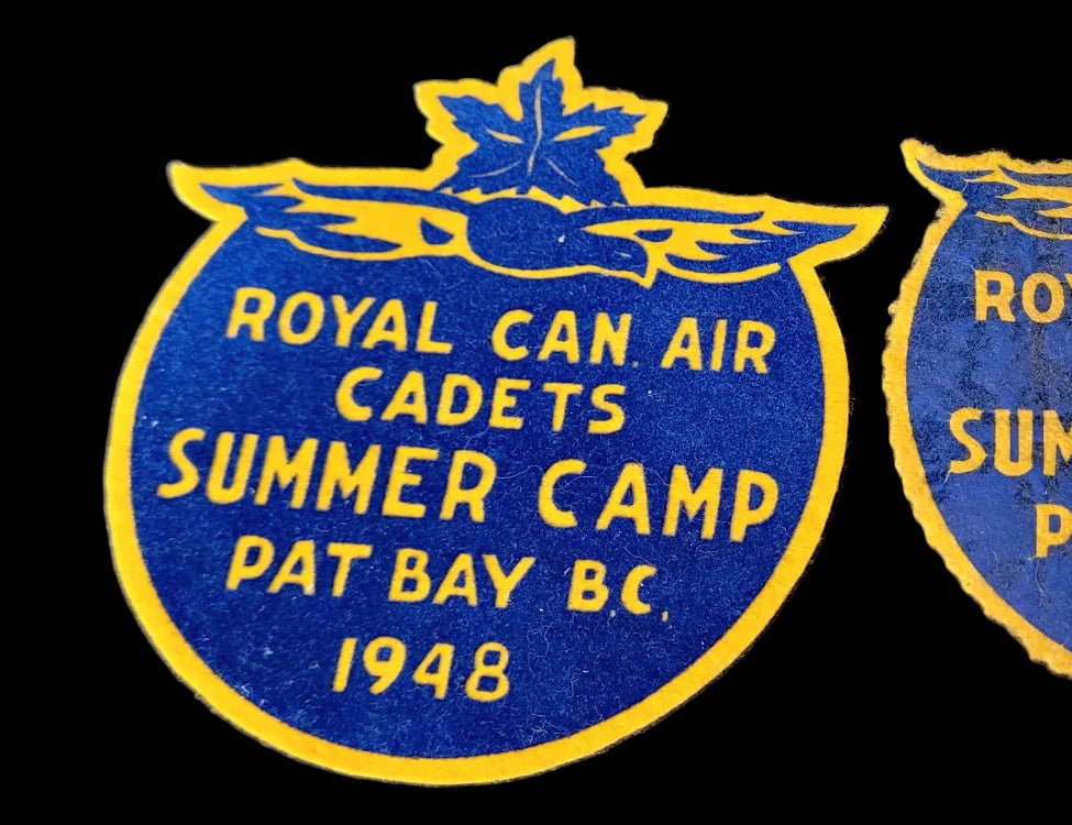 Royal Canadian Air Cadets Summer Camp, Pat Bay B.C. 1948 Patches