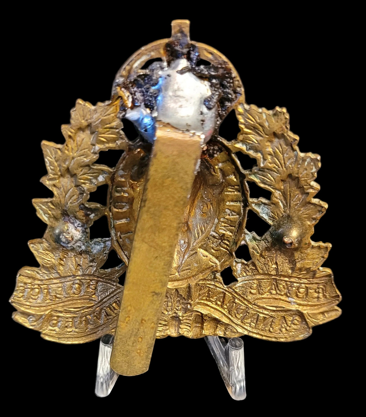 Royal Canadian Mounted Police RCMP cap badge obsolete Provost Corps WW2 1