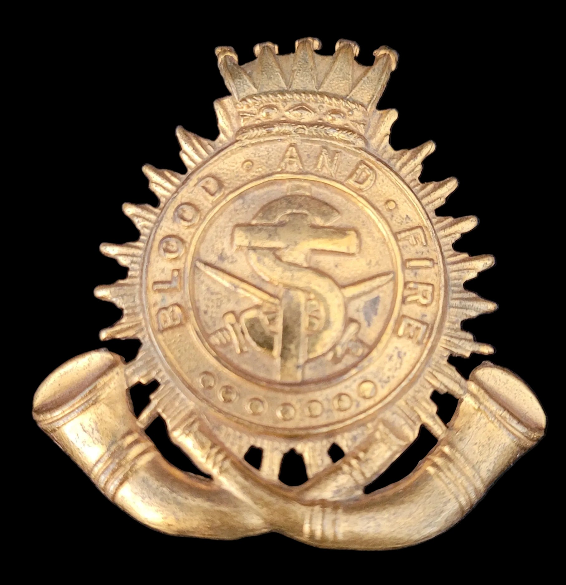 Salvation Army "Blood and Fire" Cap Badge