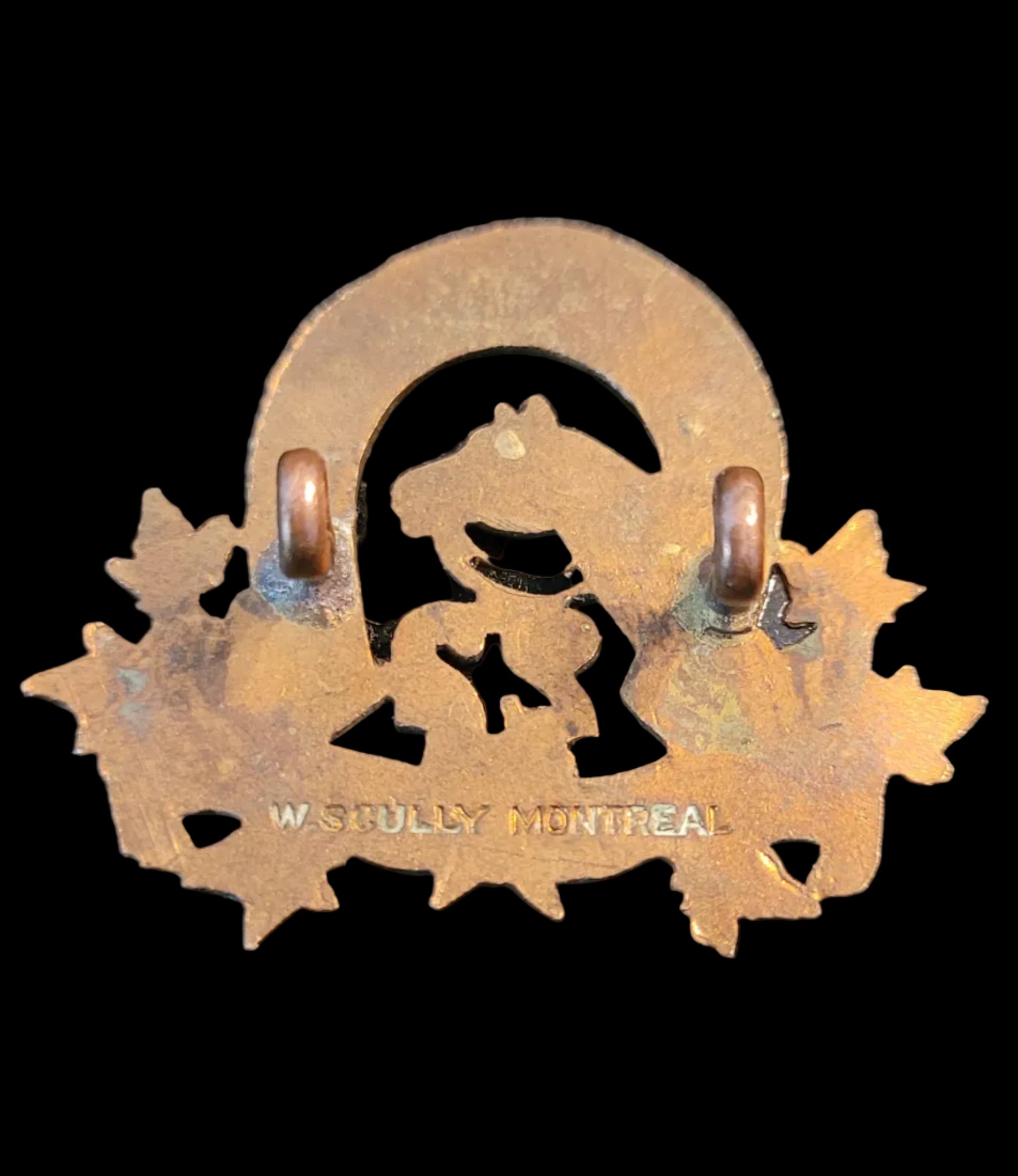 Saskatchewan Light Horse badge reverse