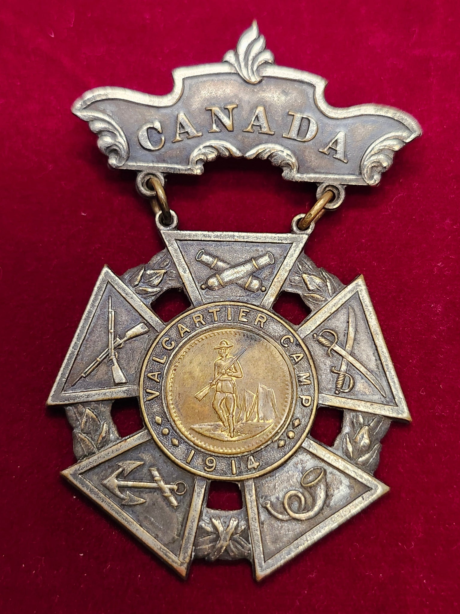 Valcartier Camp Medal 1914