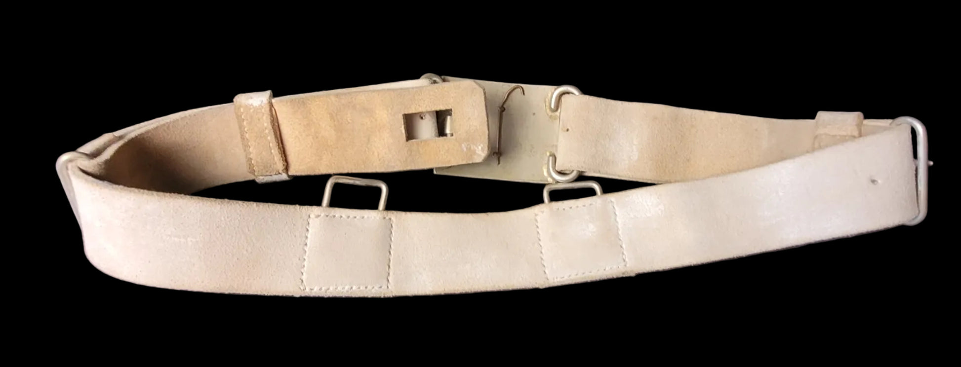 Victorian British Volunteer Artillery buff belt with buckle 4