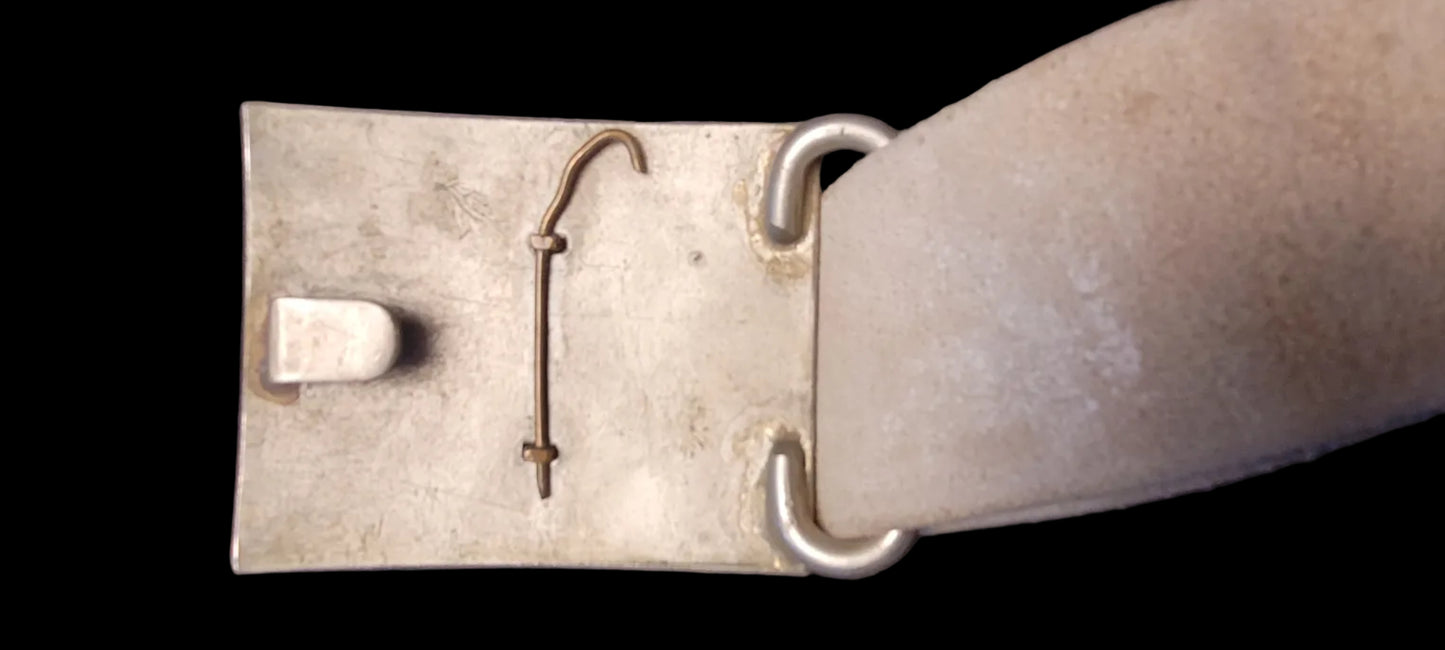 Victorian British Volunteer Artillery buff belt with buckle 6