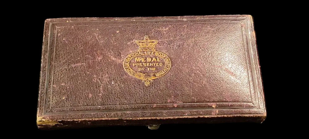 Victorian Royal National Life Boat Institution Medal Box