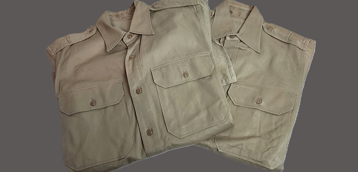 Vietnam Era U.S. Army shirts Specialist 4th Class 15 32