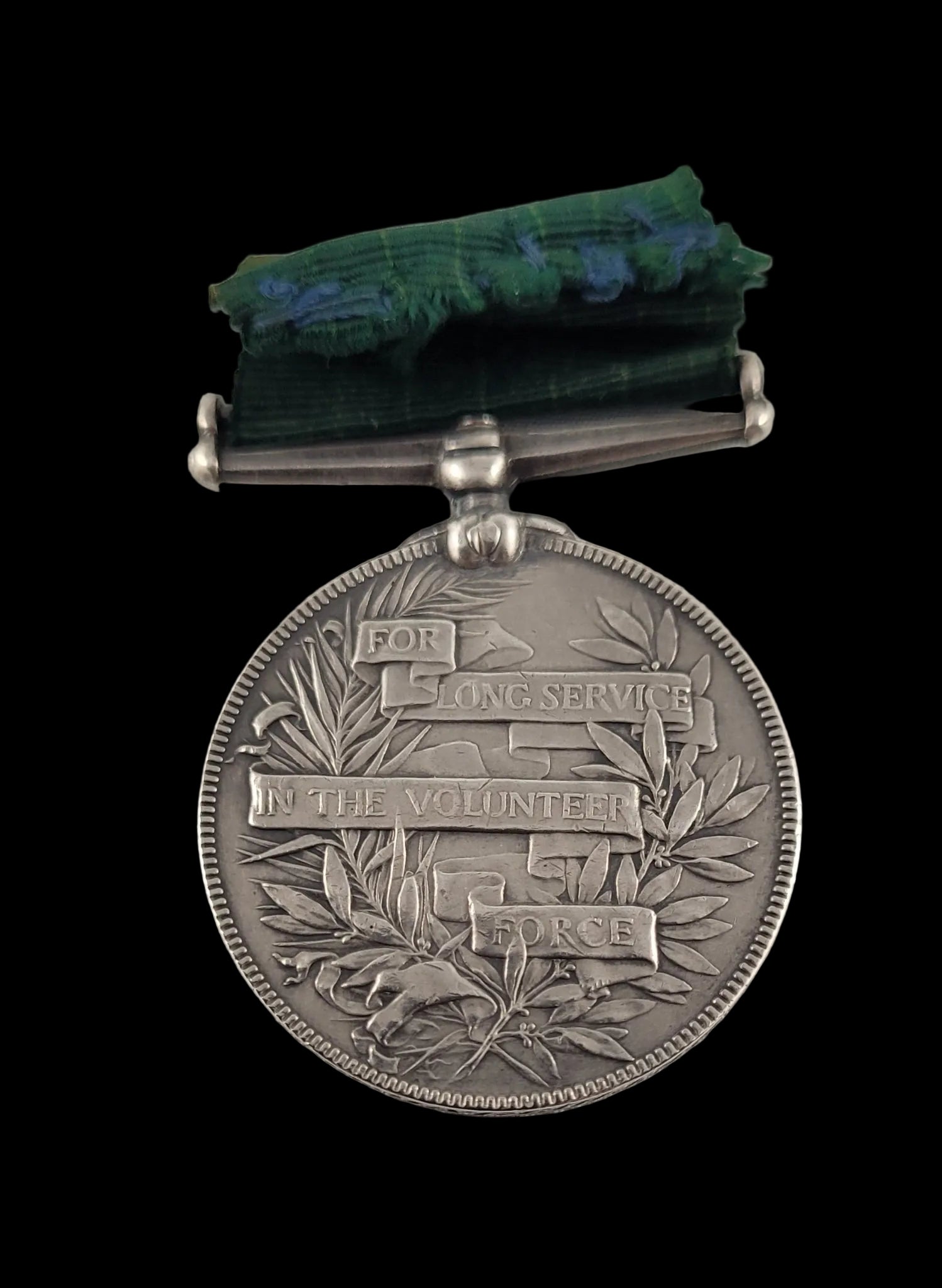Volunteer Long Service Medal to Pvt. H. Heatherington, East Lancashire Regiment Obverse
