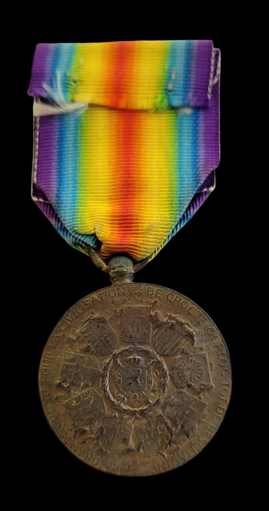 WW1 Belgian Inter-Allied Victory Medal obverse