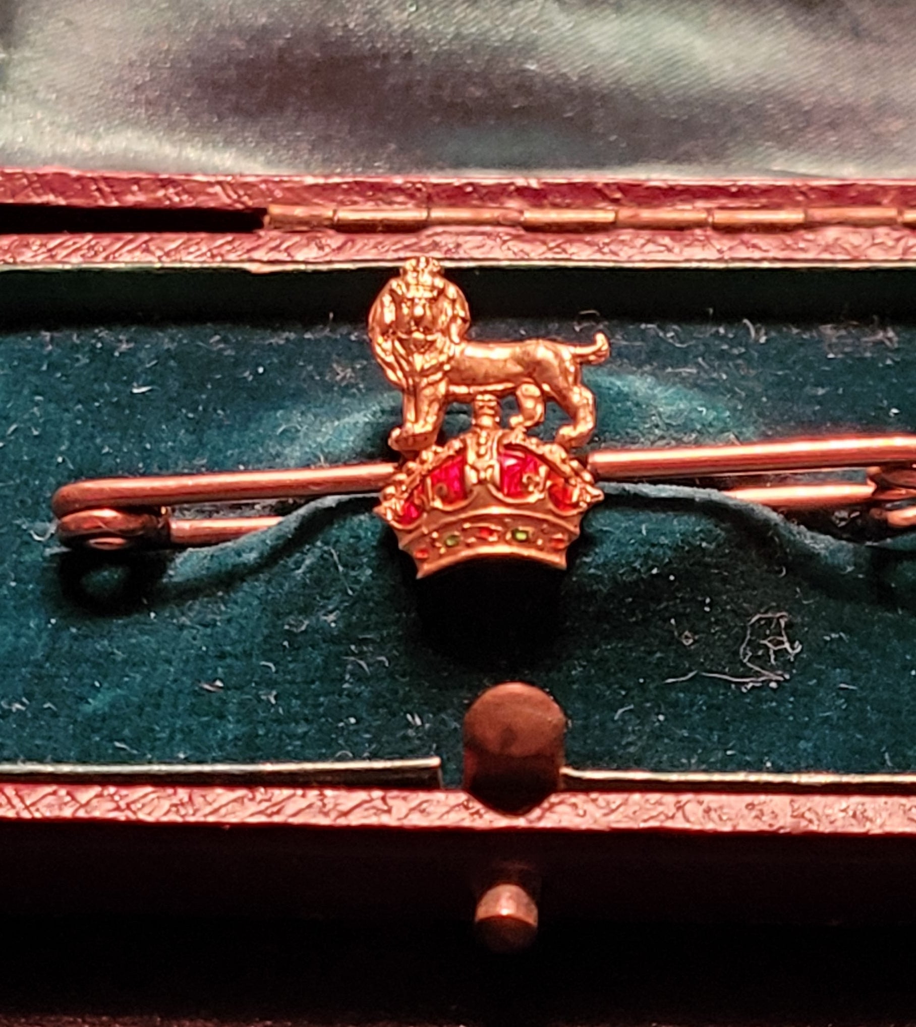 WW1 Brigadier's Collar/Tie Pin with Original Case3