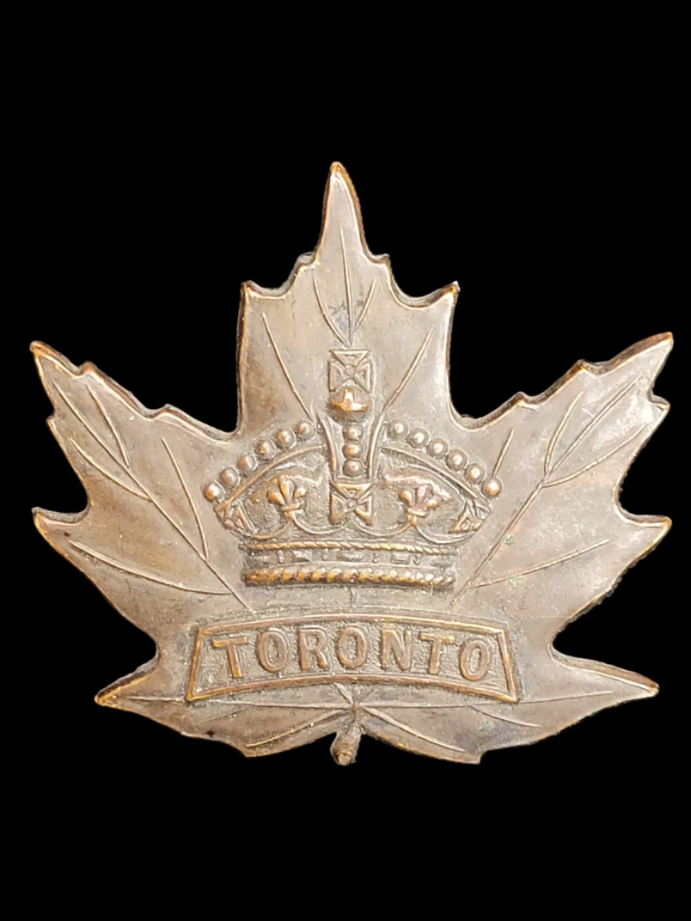 WW1 CEF Toronto Home Guard Cap Badge, Ellis 1915