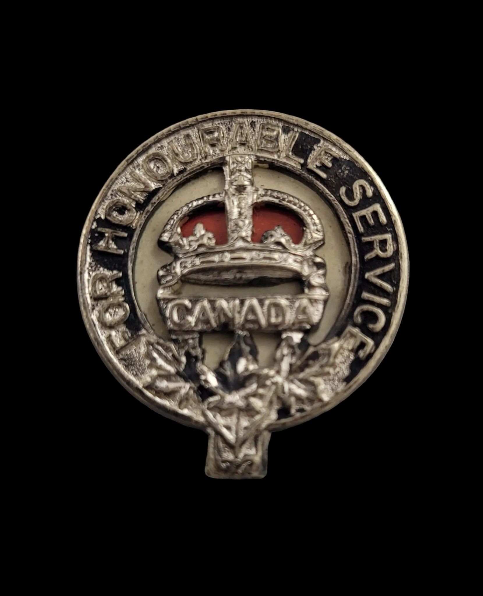 WW1 Canadian "For Honourable Service" Badge (Class C Badge)