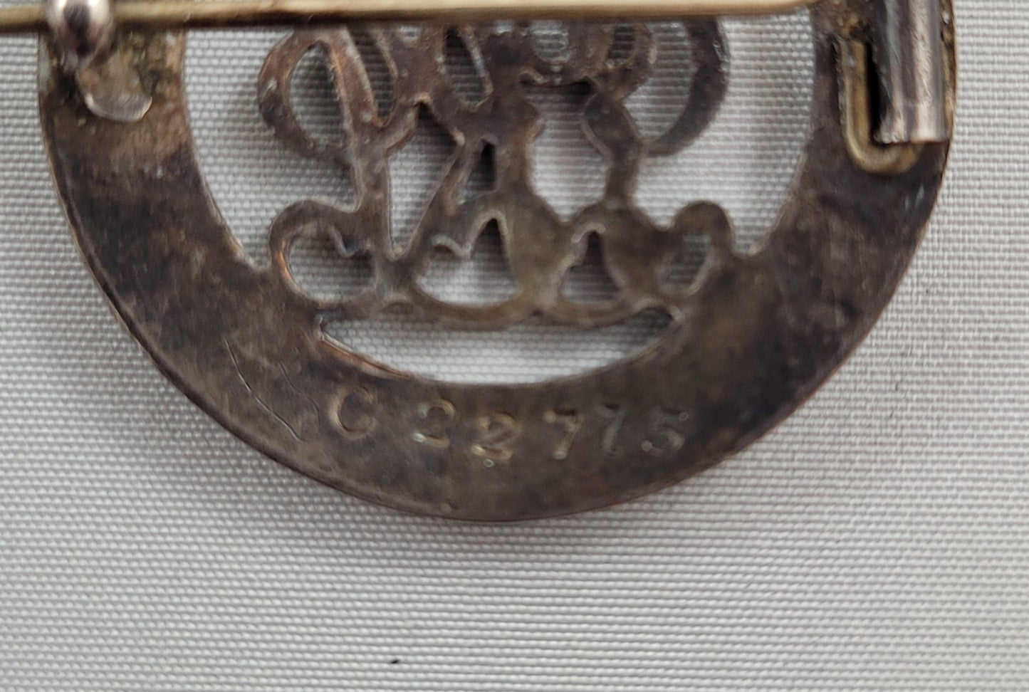 WW1 Canadian Silver War (Services Rendered) Badge Marking
