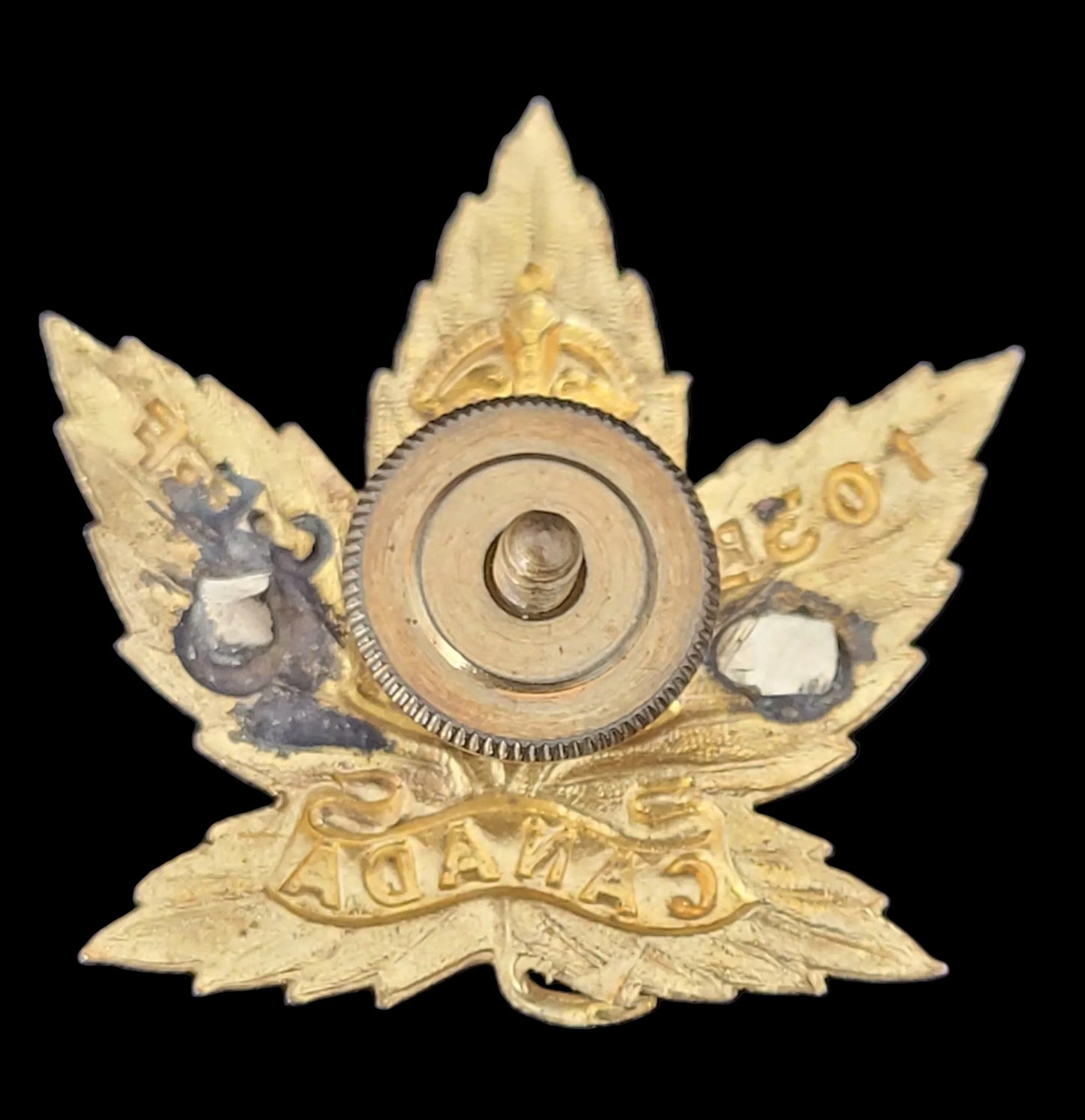 WW1 Cap Badge to the Canadian 103rd Battalion obverse
