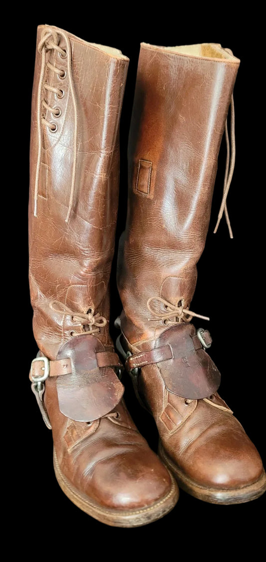 WW1 Officers Boots with Spurs