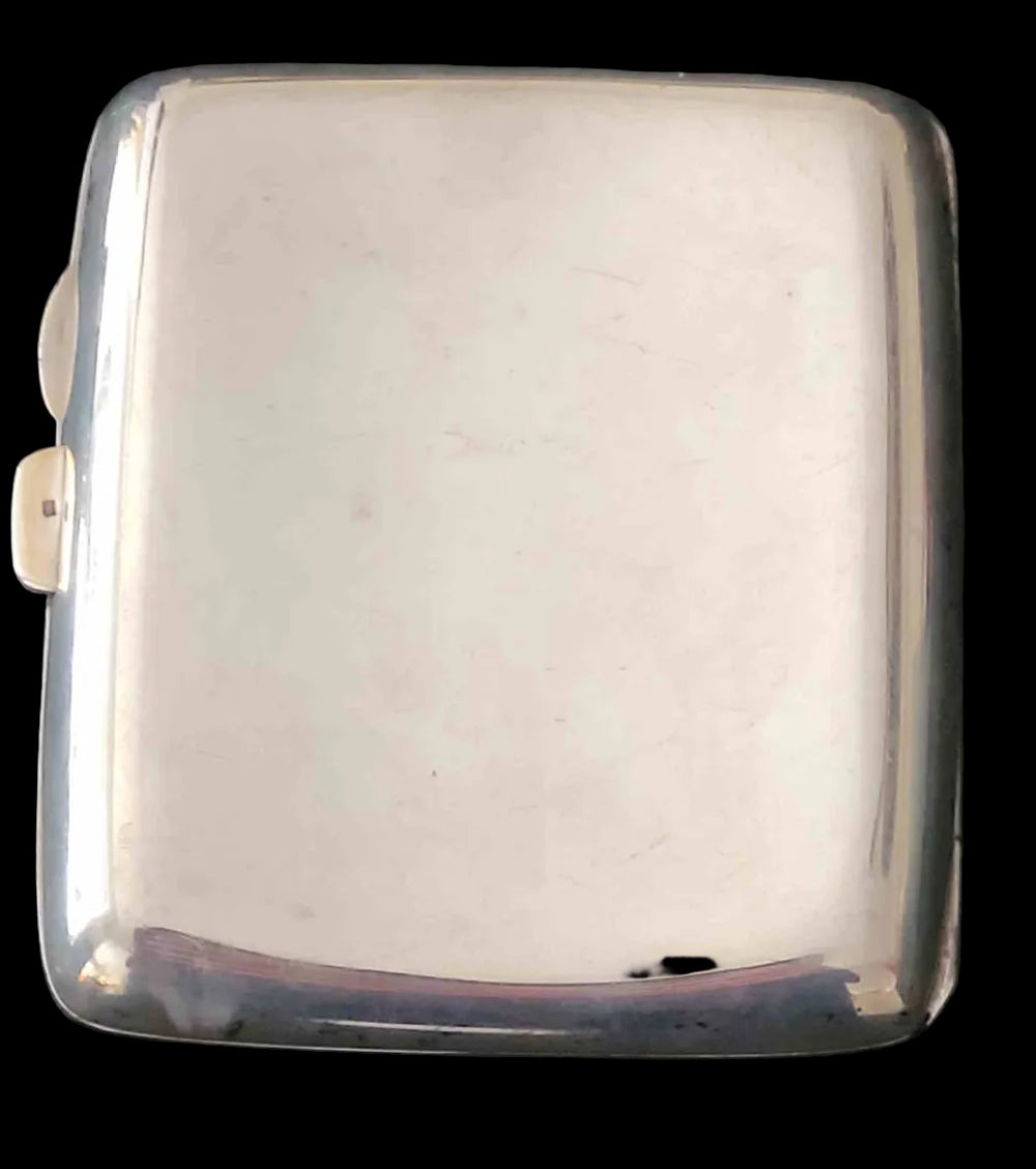 WW1 Sterling Silver Cigarette Presented by Brigadier RJ Kentish