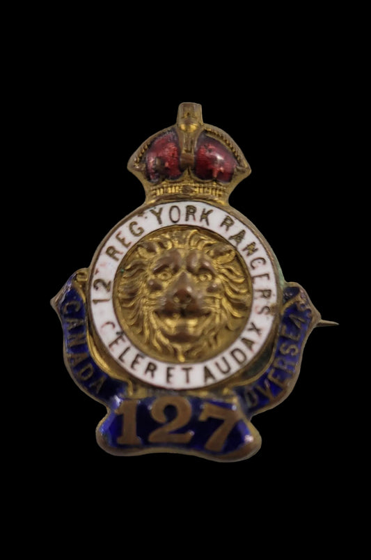 WW1 Sweetheart Brooch for the 127th Battalion