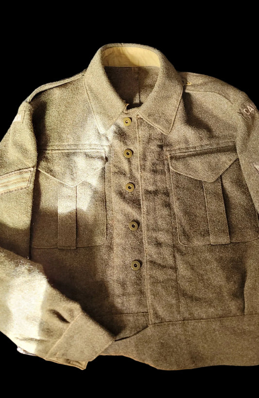 WW2 - Canadian Battle Dress with Corporal Rank