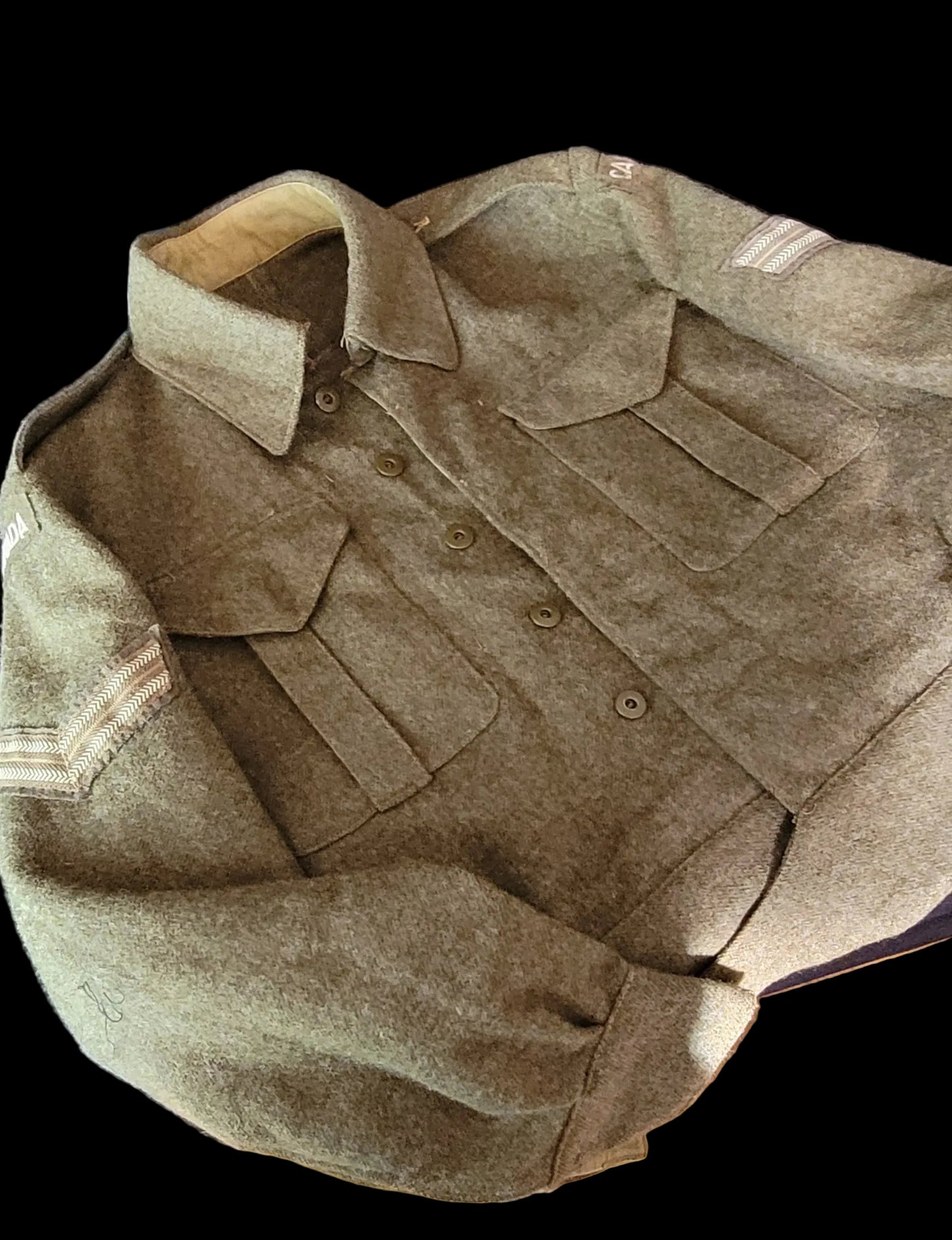 WW2 - Canadian Battle Dress with Corporal Rank