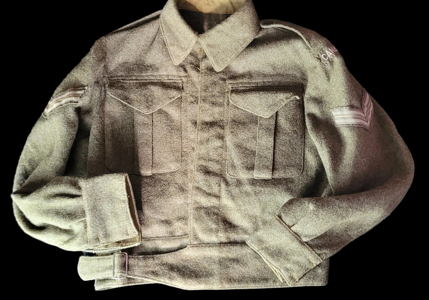 WW2 - Canadian Battle Dress with Corporal Rank