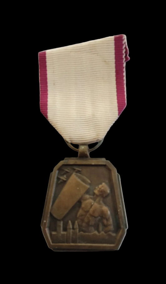 WW2 Air Raid Defense Metal 1939-1945, Belgium 