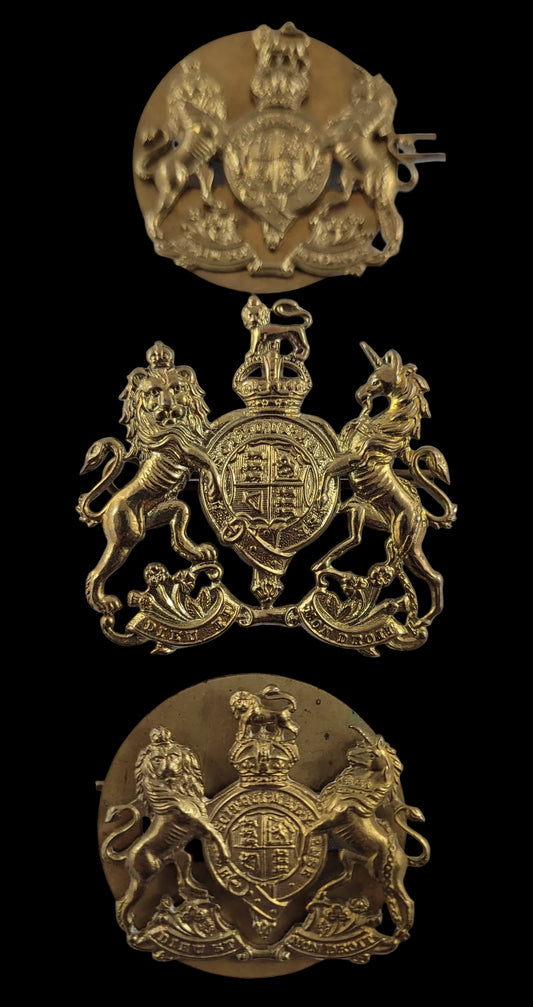 WW2 British/Commonwealth Officer's General List Cap and Collar Badges