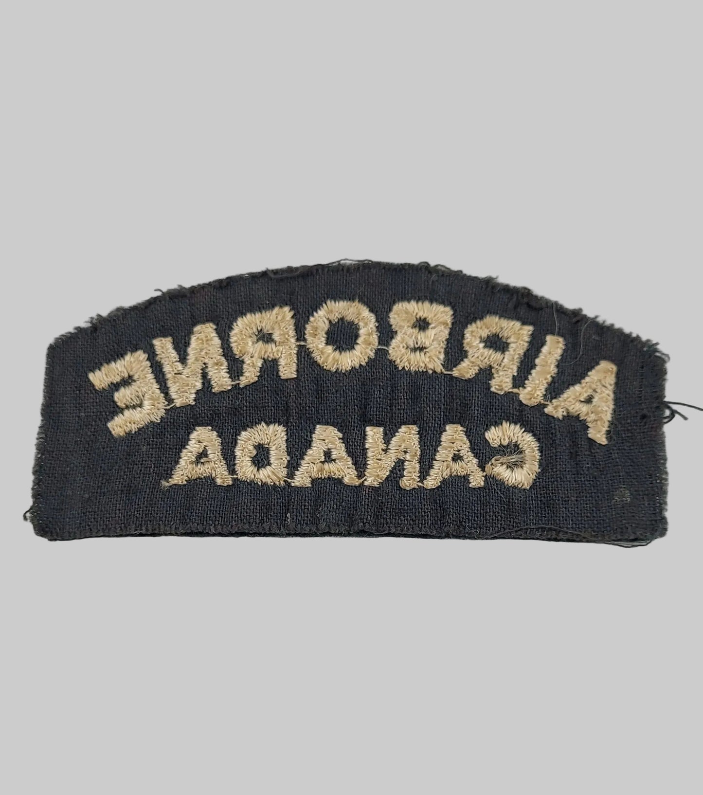 WW2 Canadian Airborne Shoulder Title Obverse