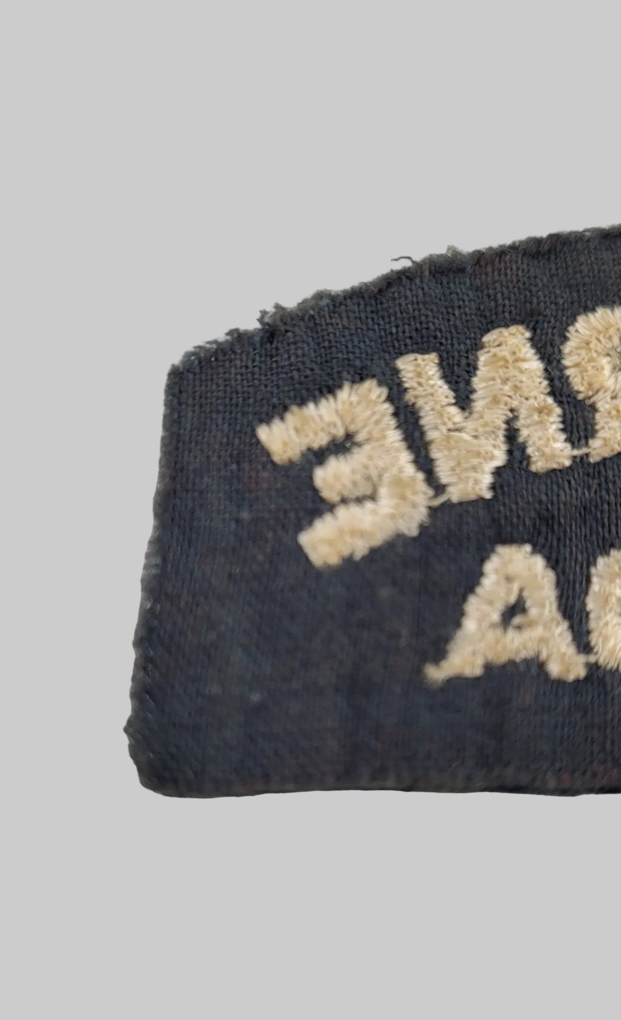 WW2 Canadian Airborne Shoulder Title Obverse Detail