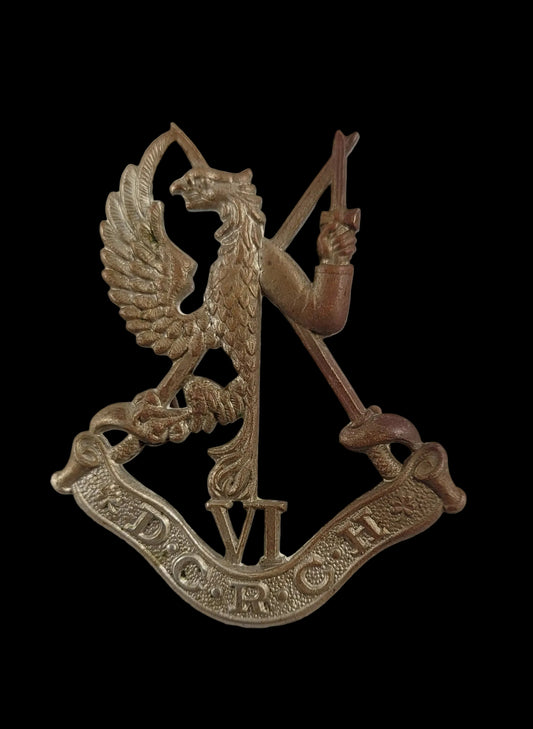 WW2 Cap Badge to the 6th Duke of Connaught's Royal Canadian Hussars
