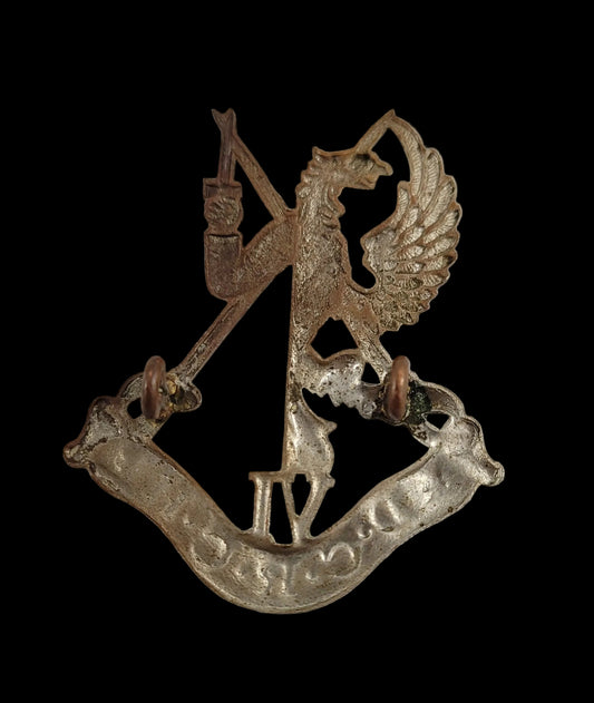 WW2 Cap Badge to the 6th Duke of Connaught's Royal Canadian Hussars Obverse