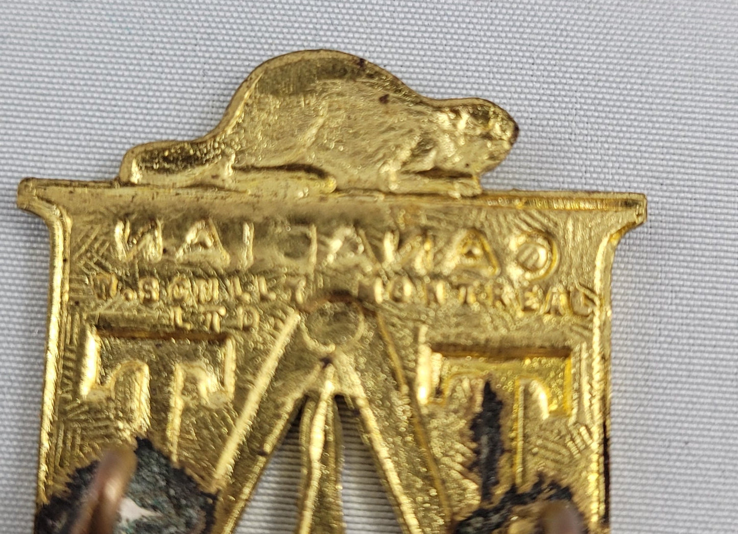 WW2 Cap Badge to the Canadian Technical Training Corps (CTTC) Maker Mark
