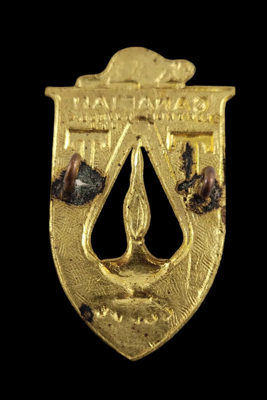 WW2 Cap Badge to the Canadian Technical Training Corps (CTTC) Obverse