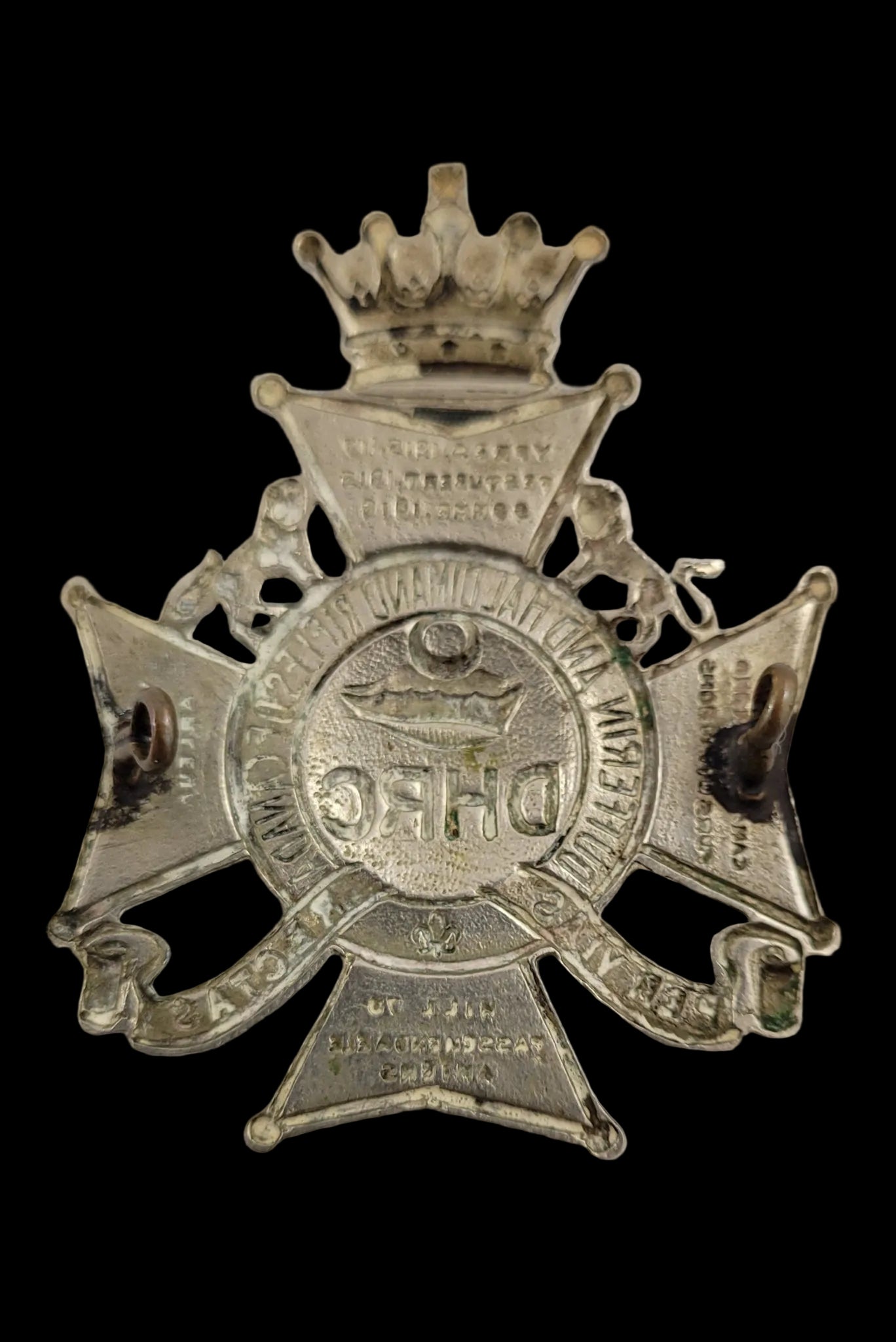 WW2 Cap Badge to the Dufferin and Haldimand Rifles of Canada Obverse