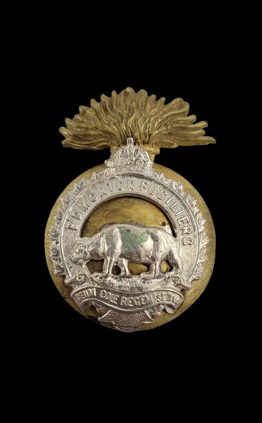 WW2 Cap Badge to the Edmonton Fusiliers Regiment