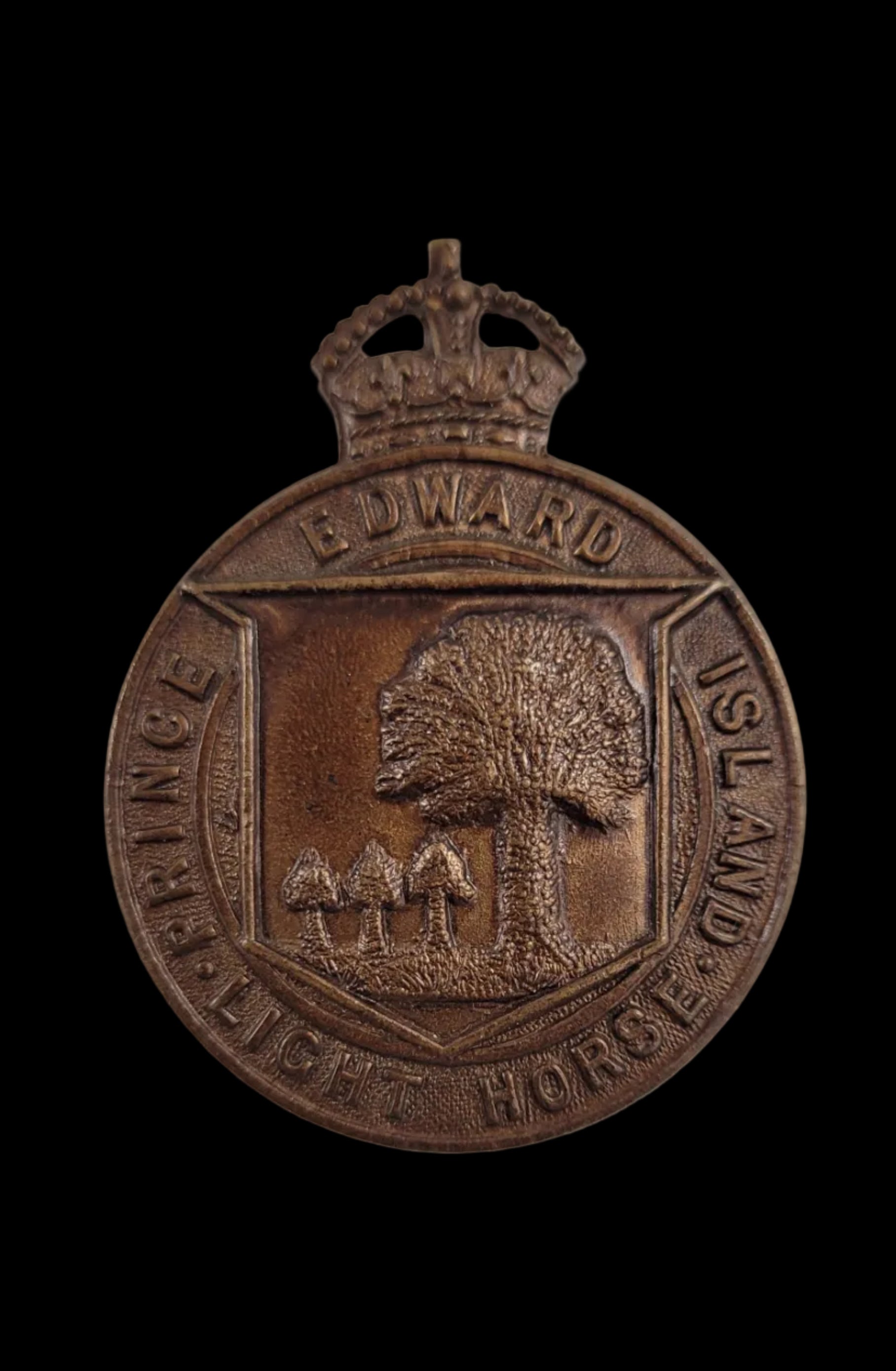 WW2 Cap Badge to the Prince Edward Island Light Horse Marked Birks