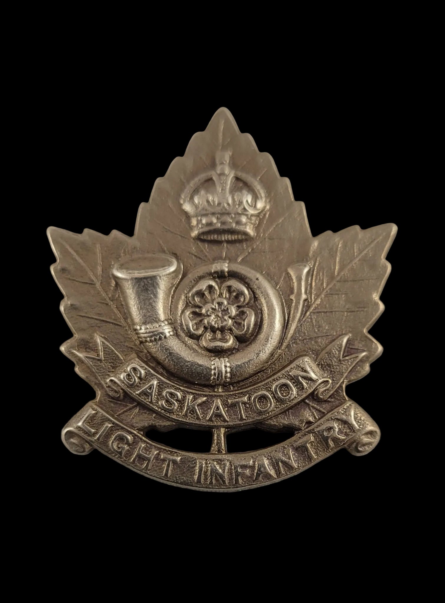WW2 Cap Badge to the Saskatoon Light Infantry