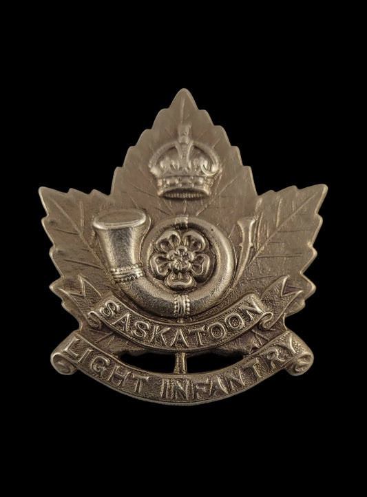WW2 Cap Badge to the Saskatoon Light Infantry