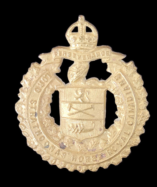 WW2 Collar Badge to the Lord Strathcona's Horse (Royal Canadians)