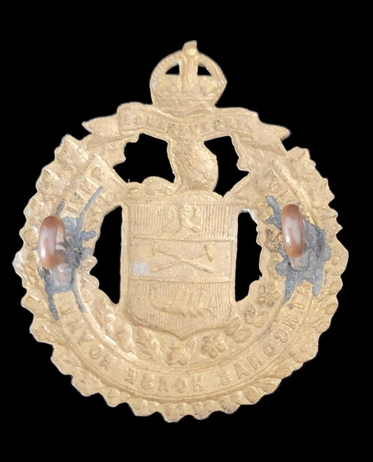 WW2 Collar Badge to the Lord Strathcona's Horse (Royal Canadians) obverse
