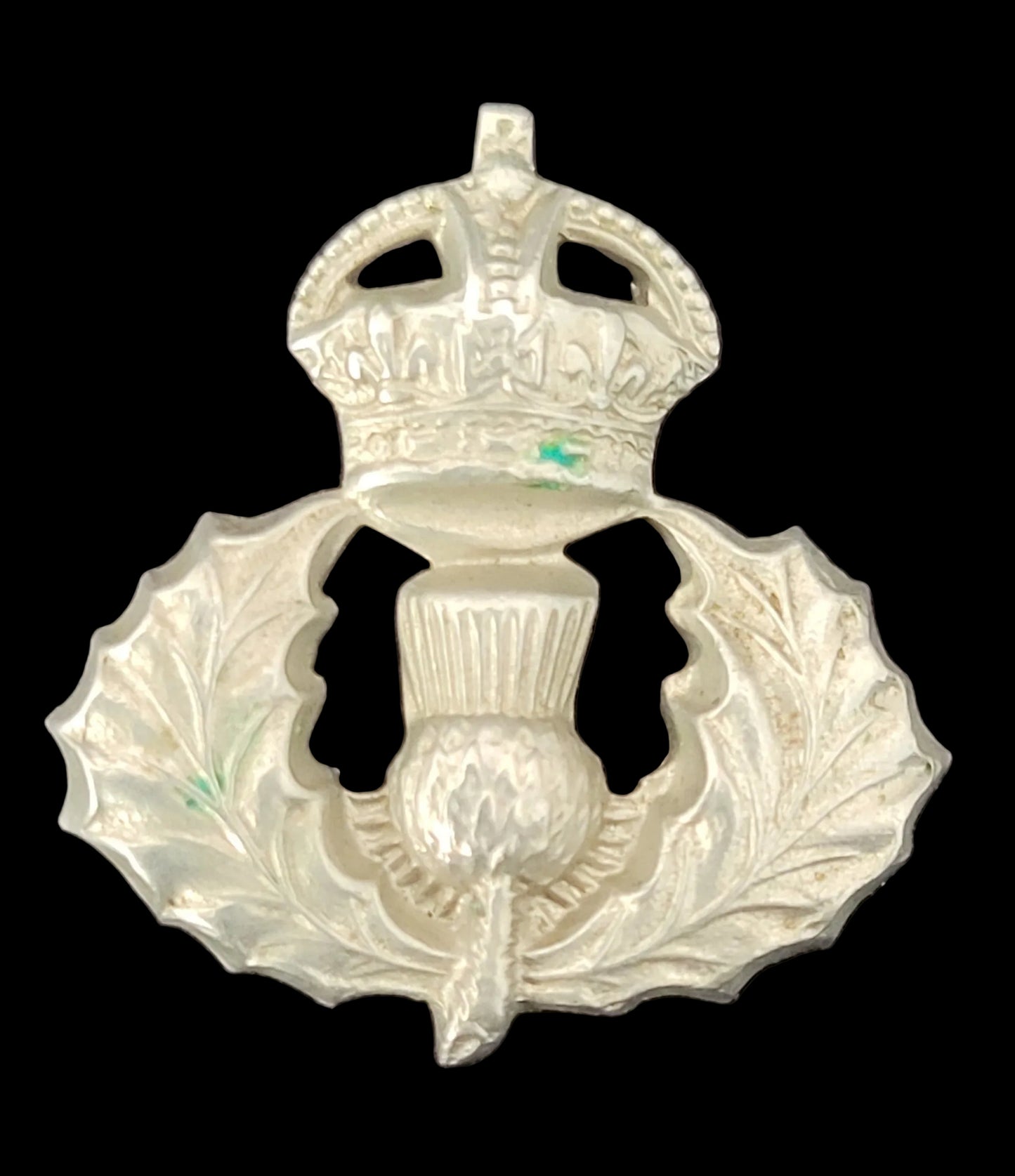 WW2 Collar Badges for the Queen's Own Cameron Highlanders