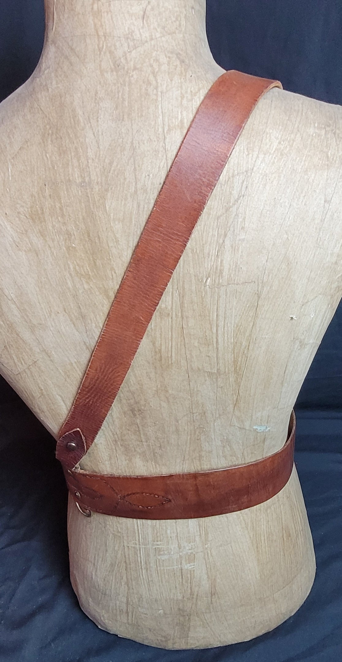 WW2 Era Named Sam Browne Belt RCASC 1