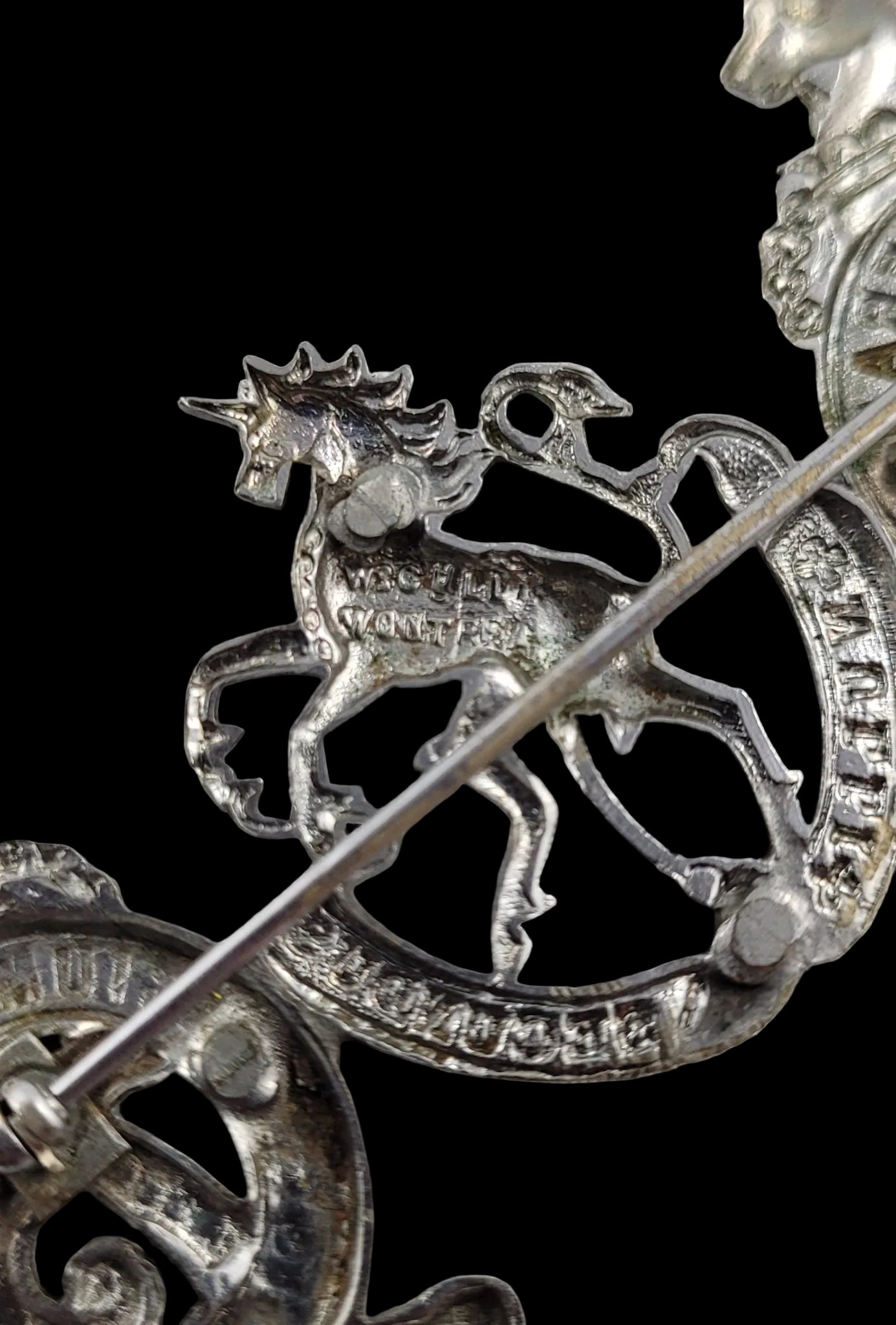 WW2 GGHG or Mississauga Horse Sweetheart Pin mark