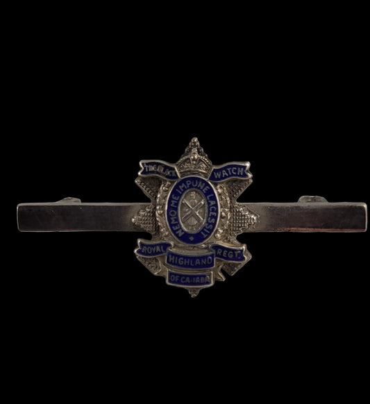 WW2 Sweetheart Brooch for The Black Watch (Royal Highland Regiment) of Canada