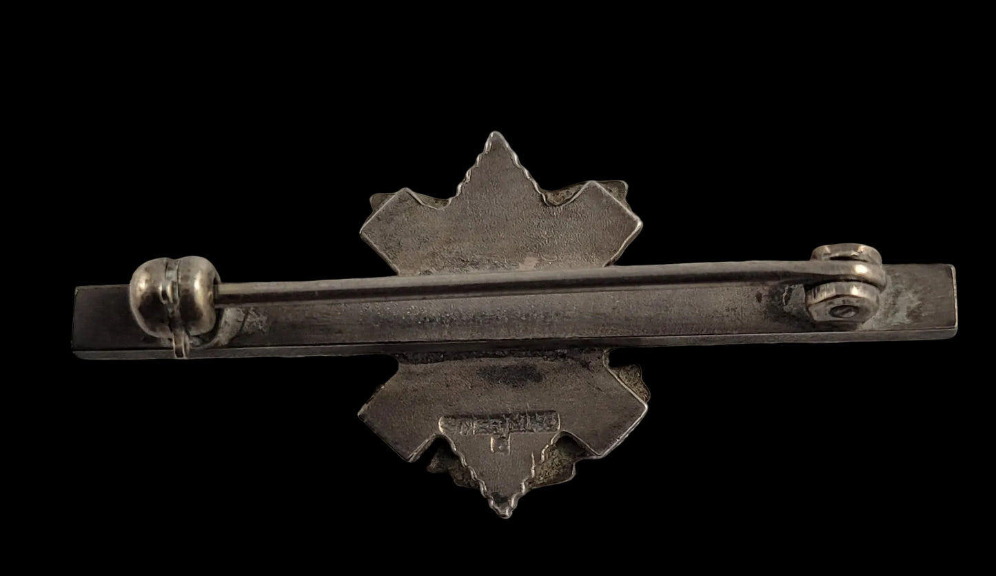 WW2 Sweetheart Brooch for The Black Watch (Royal Highland Regiment) of Canada) Obverse