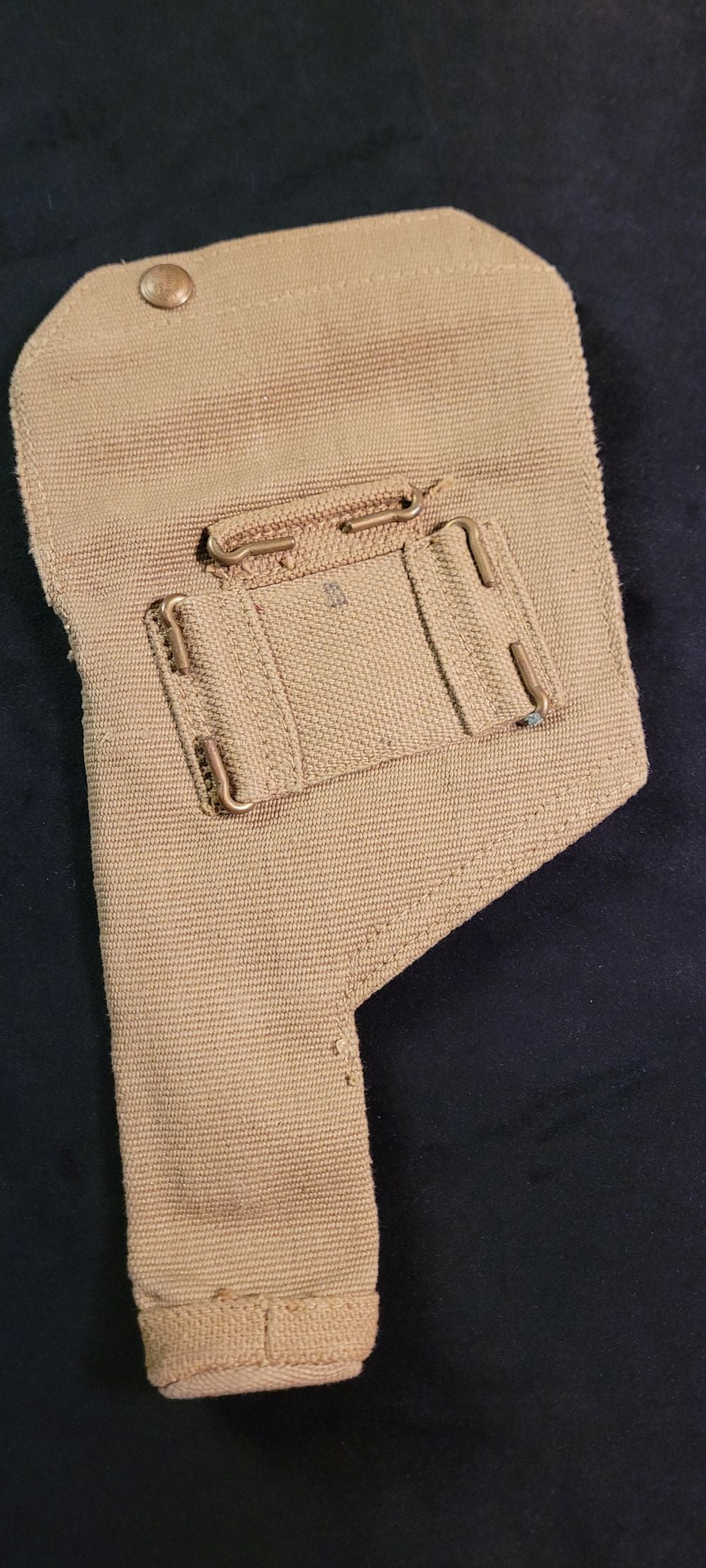 WW2 P37 Web Holster for the British .380 or Standard Issue .38 Revolver