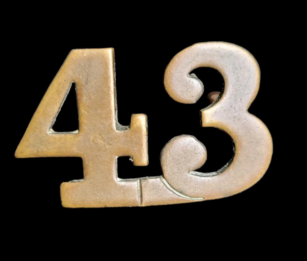 shoulder title numeral Ottawa and Carlton Rifles militia