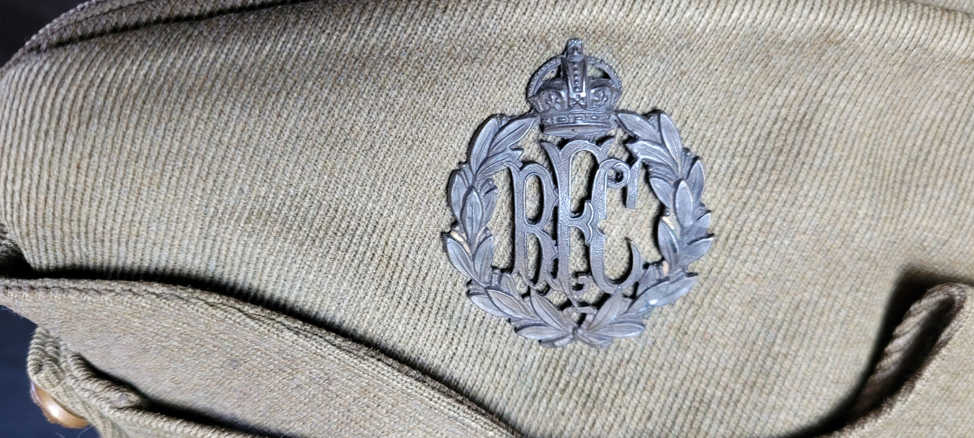 ww1 RFC officer's side cap 6