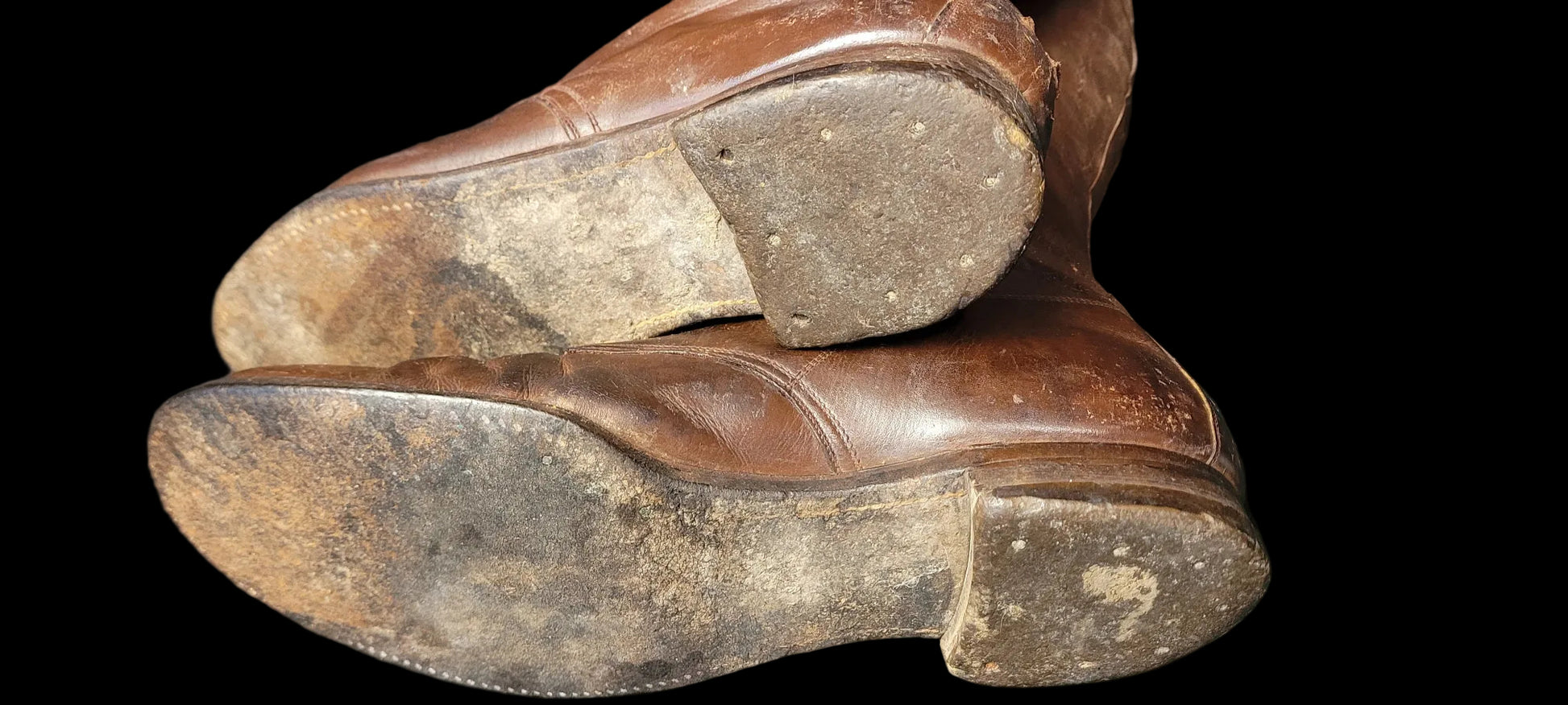 ww1 officer's high top lace boots 2