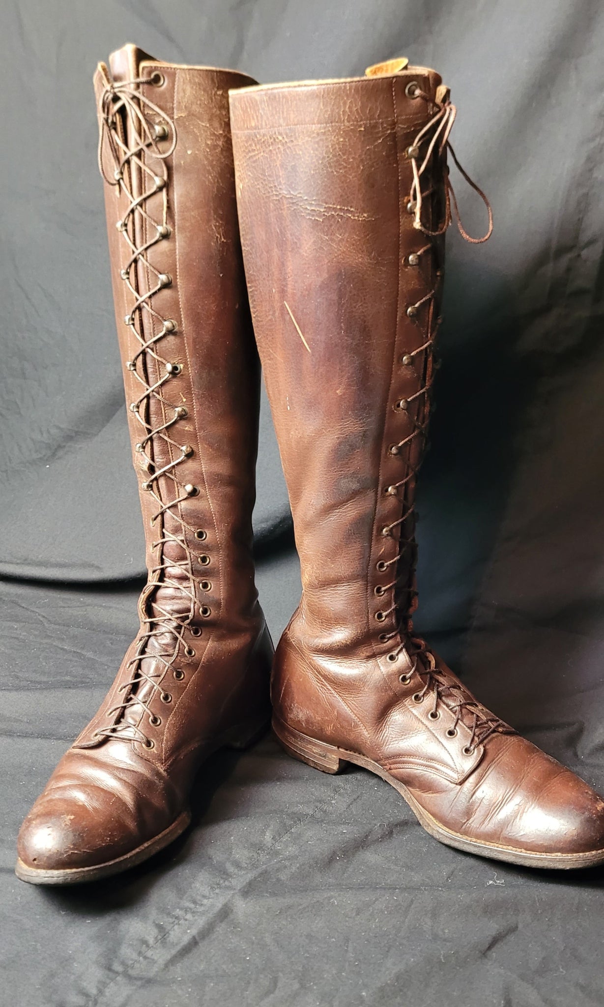 ww1 officer's high top lace boots 4